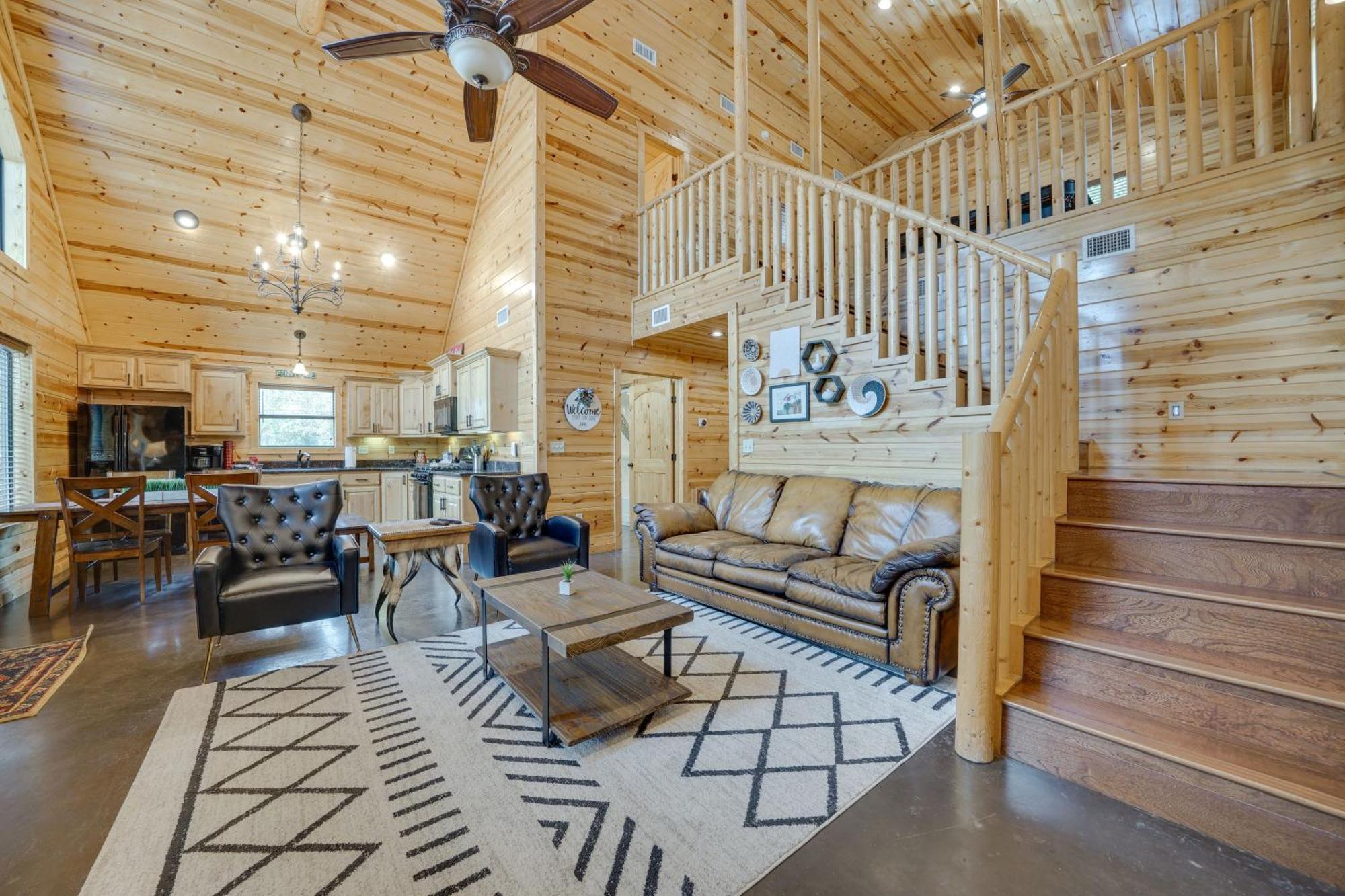 Penny Lane Lodge Broken Bow Cabin Less Than 6 Mi To Lake Luaran gambar