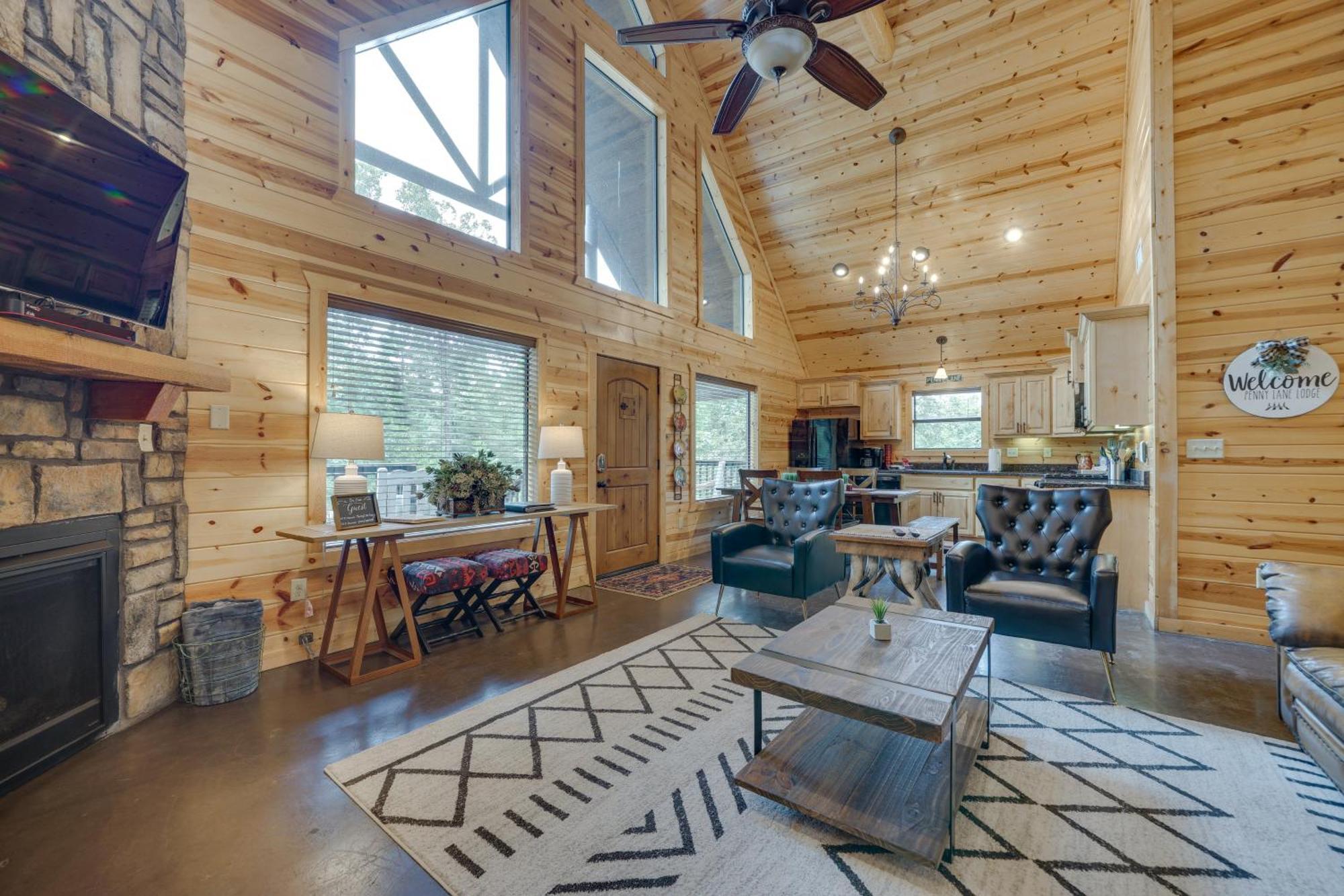 Penny Lane Lodge Broken Bow Cabin Less Than 6 Mi To Lake Luaran gambar